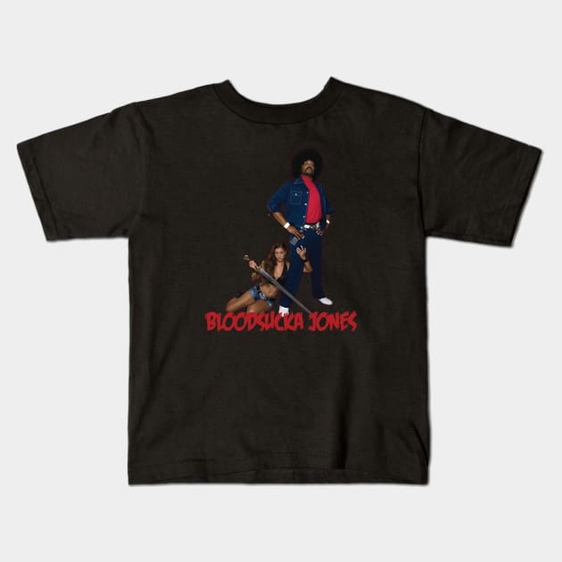 Bloodsucka Jones Classic Hero Kids T-Shirt by bloodsuckajones